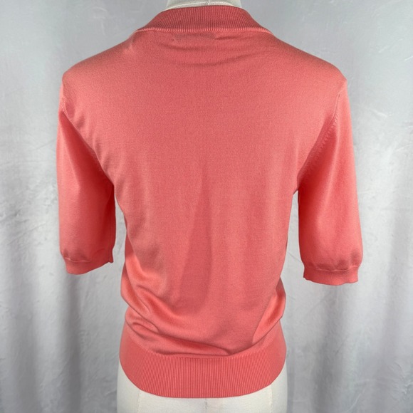 Vintage Moda International Silk Blend Quiet Luxury Sweater Top 90s Minimalist M - Picture 3 of 6